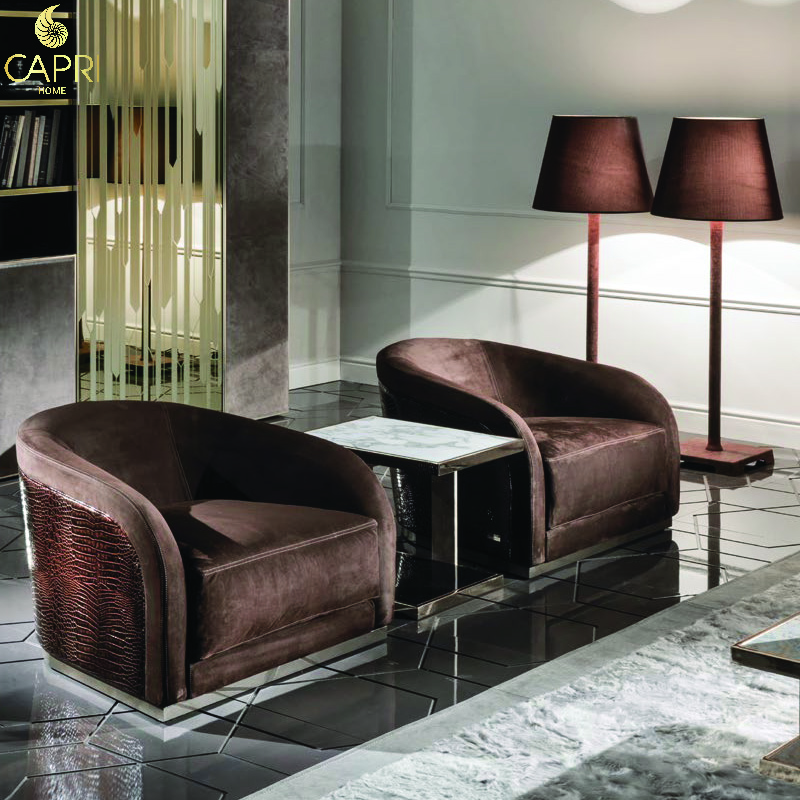 Nội Thất CAPRI HOME :" Ghế Bành Longhi-Pearl BLP003"