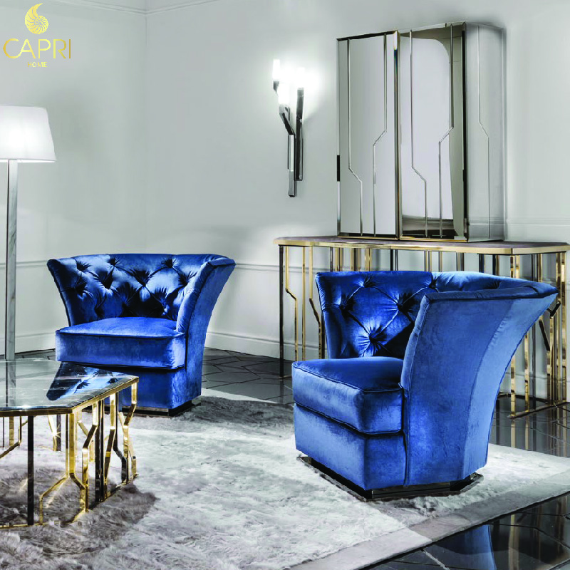 Nội Thất CAPRI HOME :" Ghế Bành Longhi-Saki BLS003"