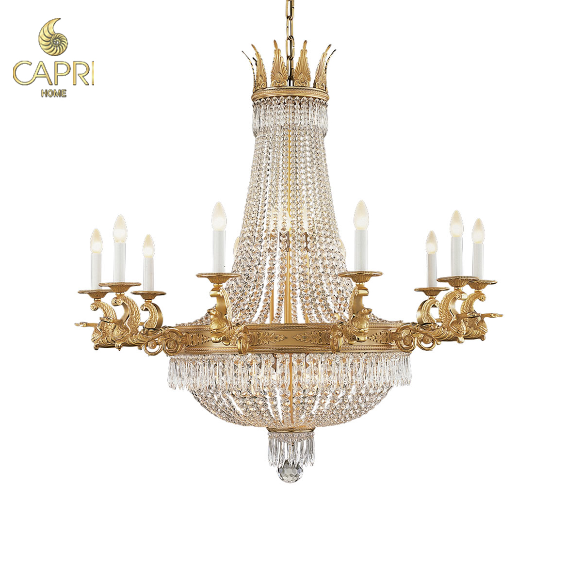 Nội Thất CAPRI HOME: "Đèn Chùm Pha Lê Cao Cấp Mariner 18761.0- DCC012"