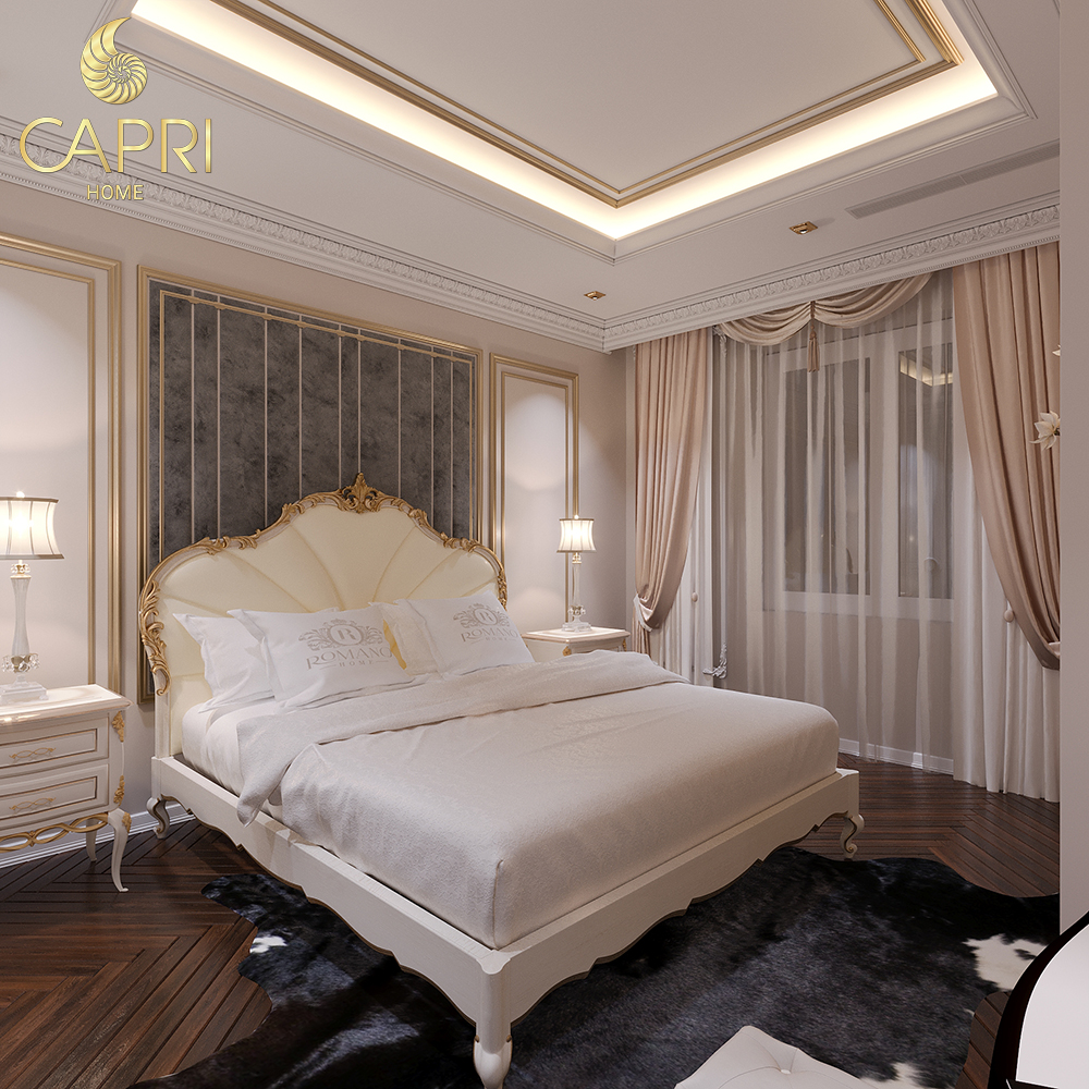 Trang trí phòng ngủ với rèm