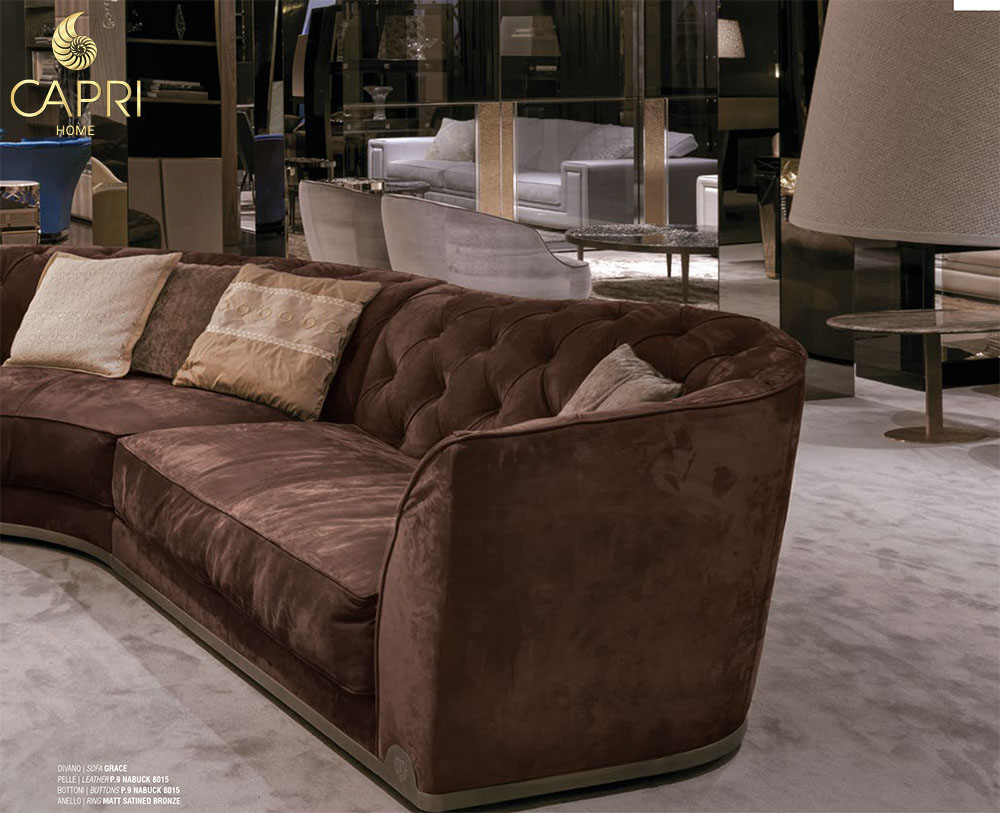 sofa văng nỉ nhập khẩu có thiết kế đa dạng