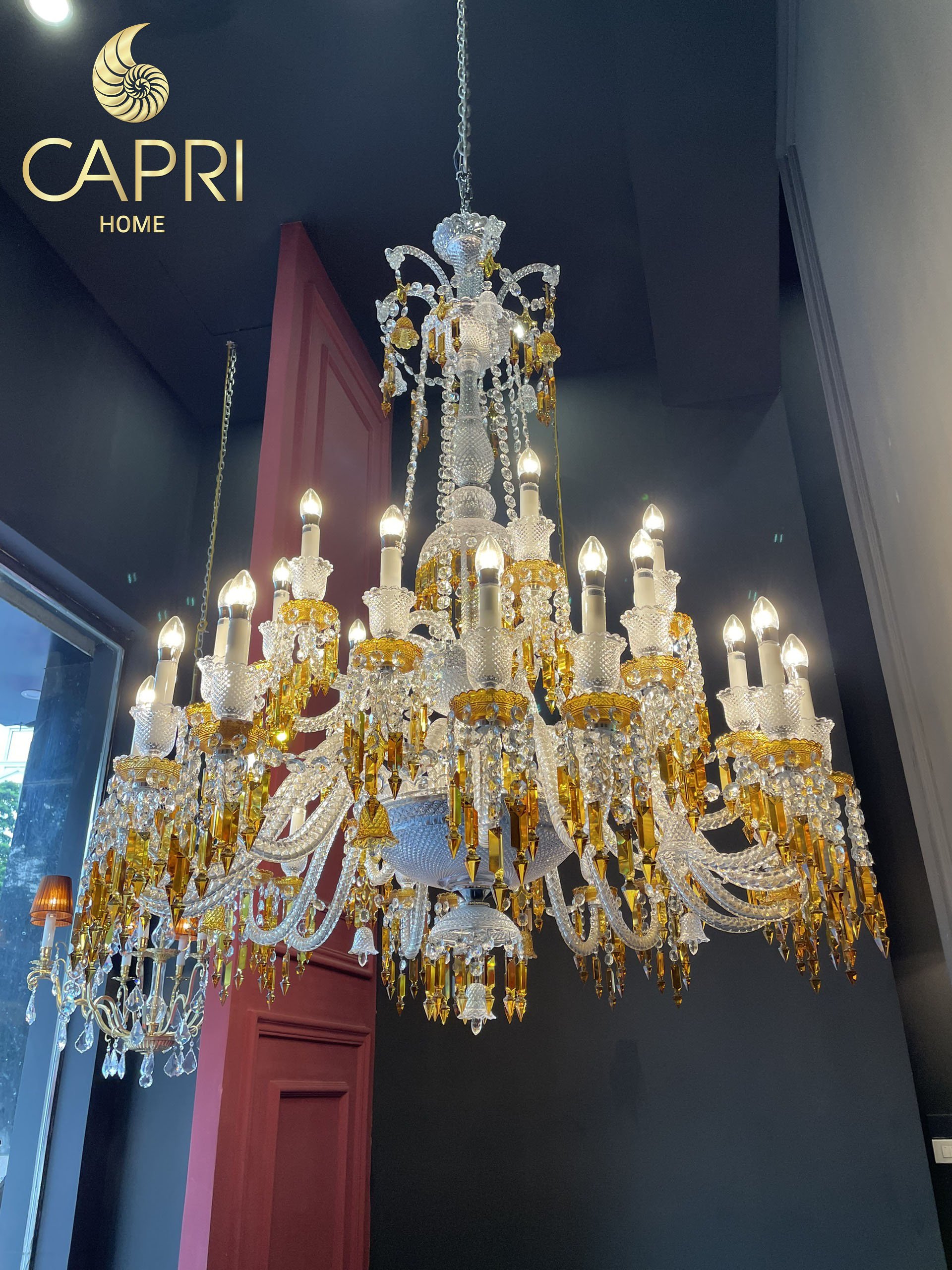 Đèn Chùm Thông Tầng Baccarat