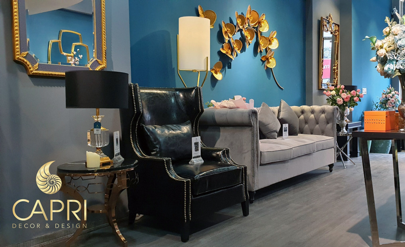 Ghế sofa nên đặt lệch với cửa ra vào